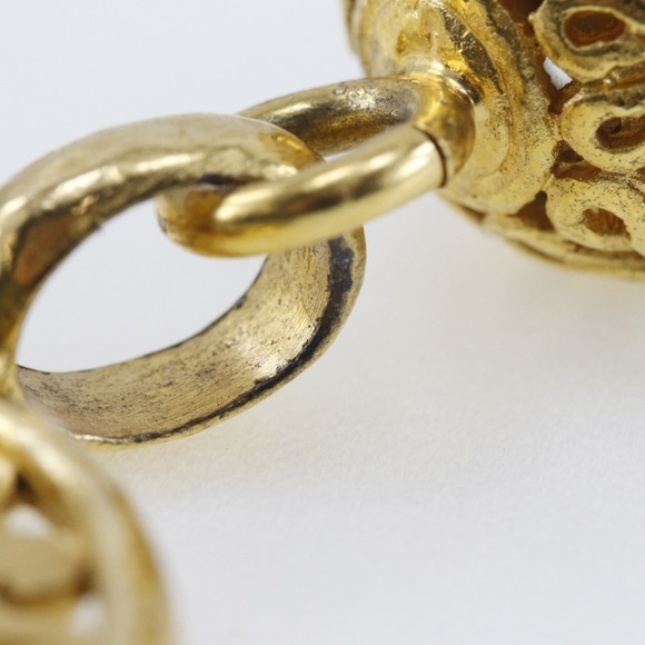 CHANEL Vintage Gold Logo Necklace - Picture 7 of 10